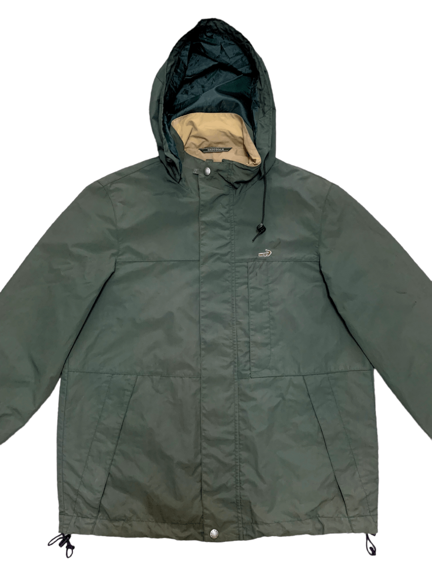 Japanese Brand Vintage Crocodiles Zipper Light Jacket With Hoodie Size US L / EU 52-54 / 3 - 7 Thumbnail