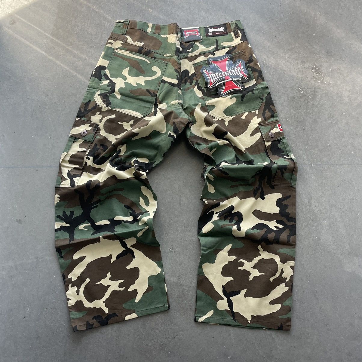 Crazy Vintage Y2K Baggy Cargo Pants JNCO Wide Leg Skater