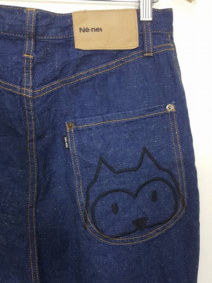 Issey Miyake Né-net By Issey miyake Drop Crotch Denim Size US 31 - 6 Thumbnail