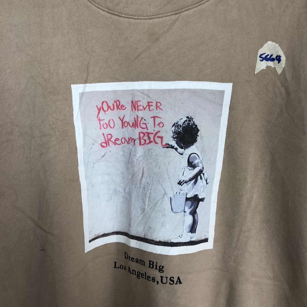 Japanese Brand Brandalied art Cream Sweatshirt #5664 Size US L / EU 52-54 / 3 - 10 Thumbnail