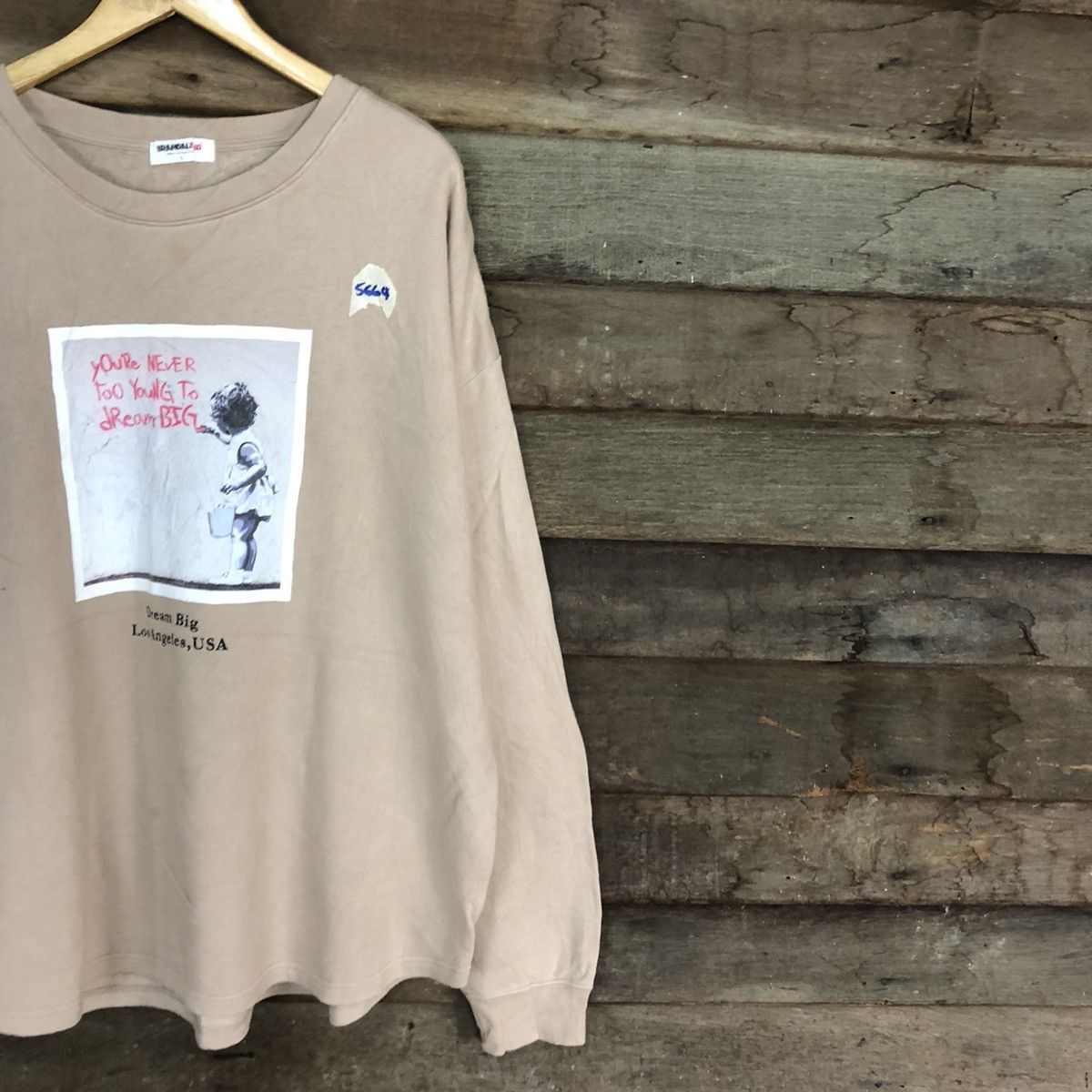 Japanese Brand Brandalied art Cream Sweatshirt #5664 Size US L / EU 52-54 / 3 - 5 Thumbnail