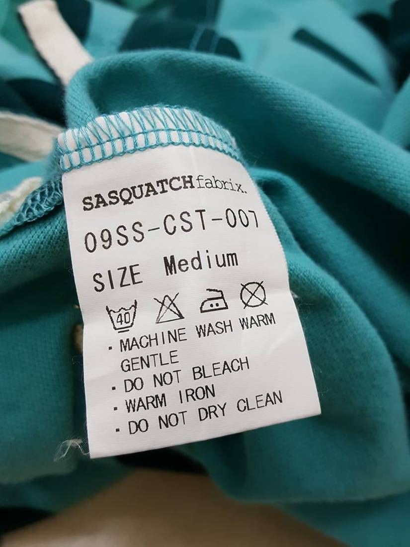 Sasquatchfabrix Aqua Turquoise Polkadot Polo Shirt by Daisuke Yokoyama Size US M / EU 48-50 / 2 - 14 Thumbnail