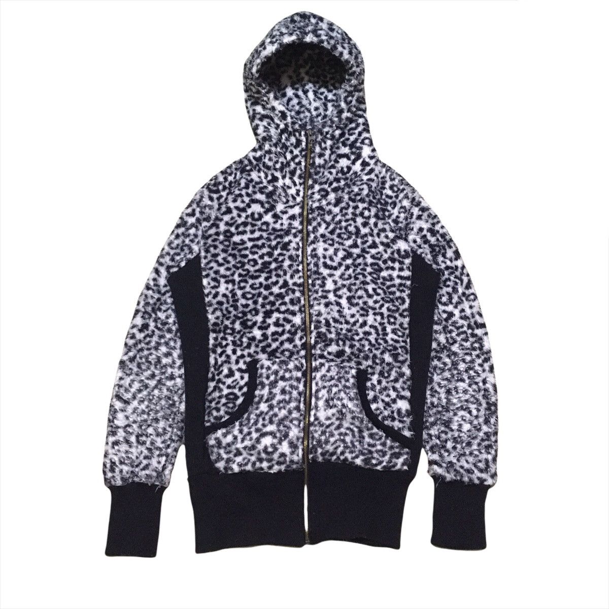 Japanese Brand Prive Joke Sweater Zipper Hoodie Leopard Design Size US M / EU 48-50 / 2 - 1 Thumbnail