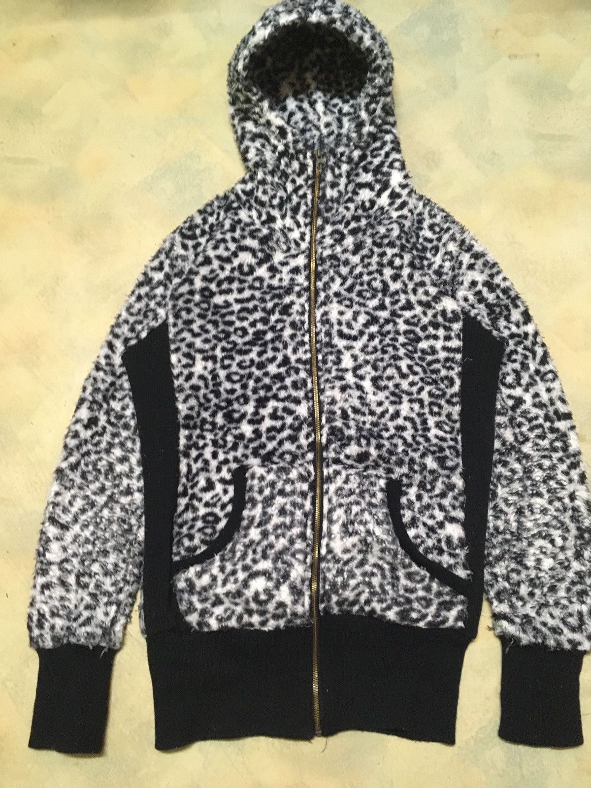 Japanese Brand Prive Joke Sweater Zipper Hoodie Leopard Design Size US M / EU 48-50 / 2 - 3 Thumbnail