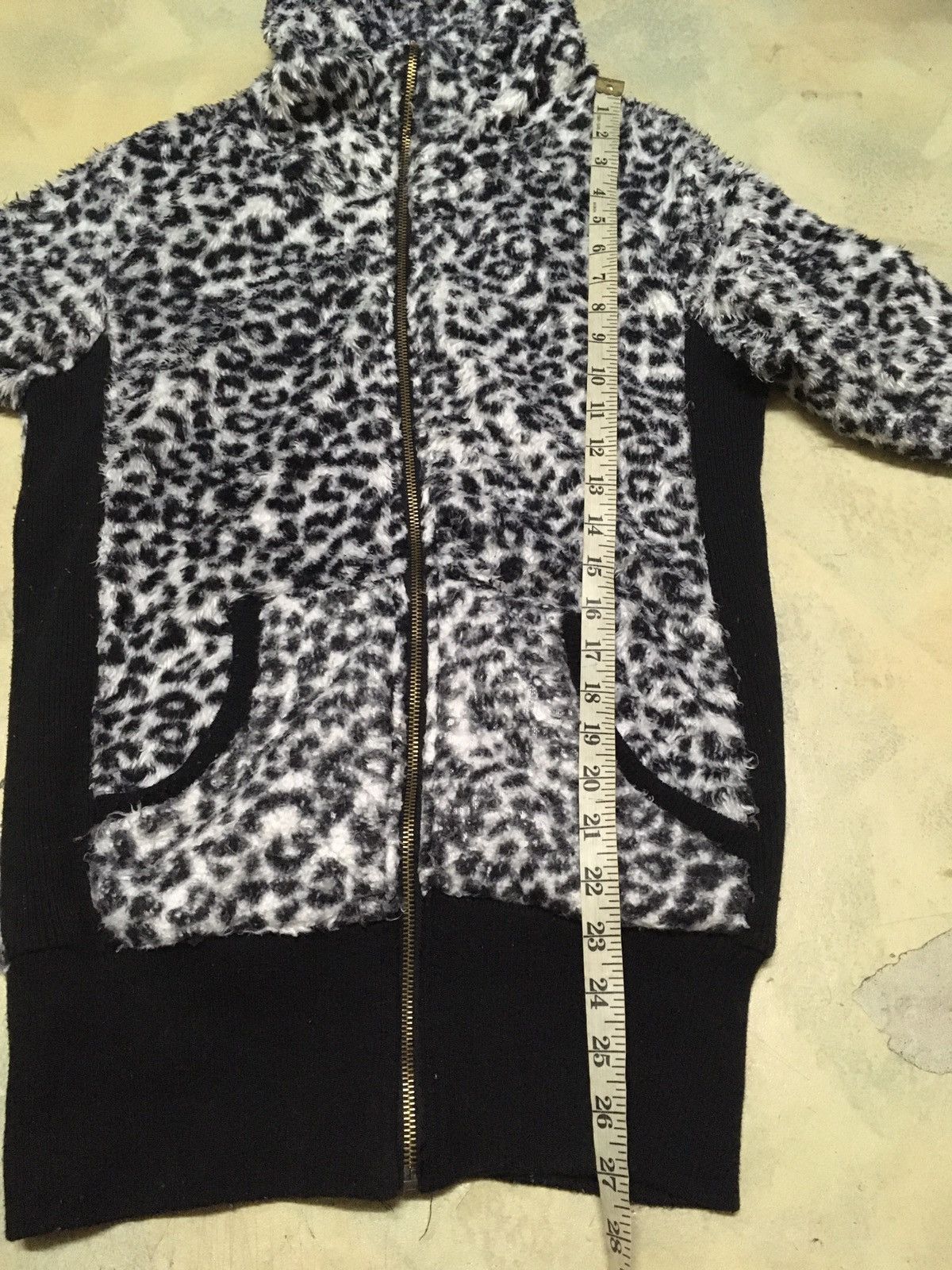 Japanese Brand Prive Joke Sweater Zipper Hoodie Leopard Design Size US M / EU 48-50 / 2 - 8 Thumbnail