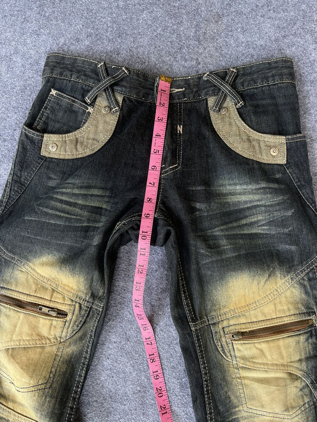 Japanese Brand Very Rare🔥Flared Japanese Jeans De Art Size US 34 / EU 50 - 14 Thumbnail