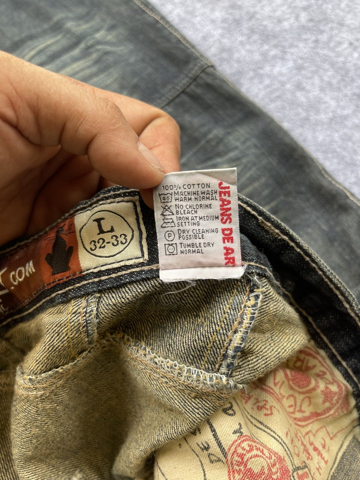 Japanese Brand Very Rare🔥Flared Japanese Jeans De Art Size US 34 / EU 50 - 9 Thumbnail