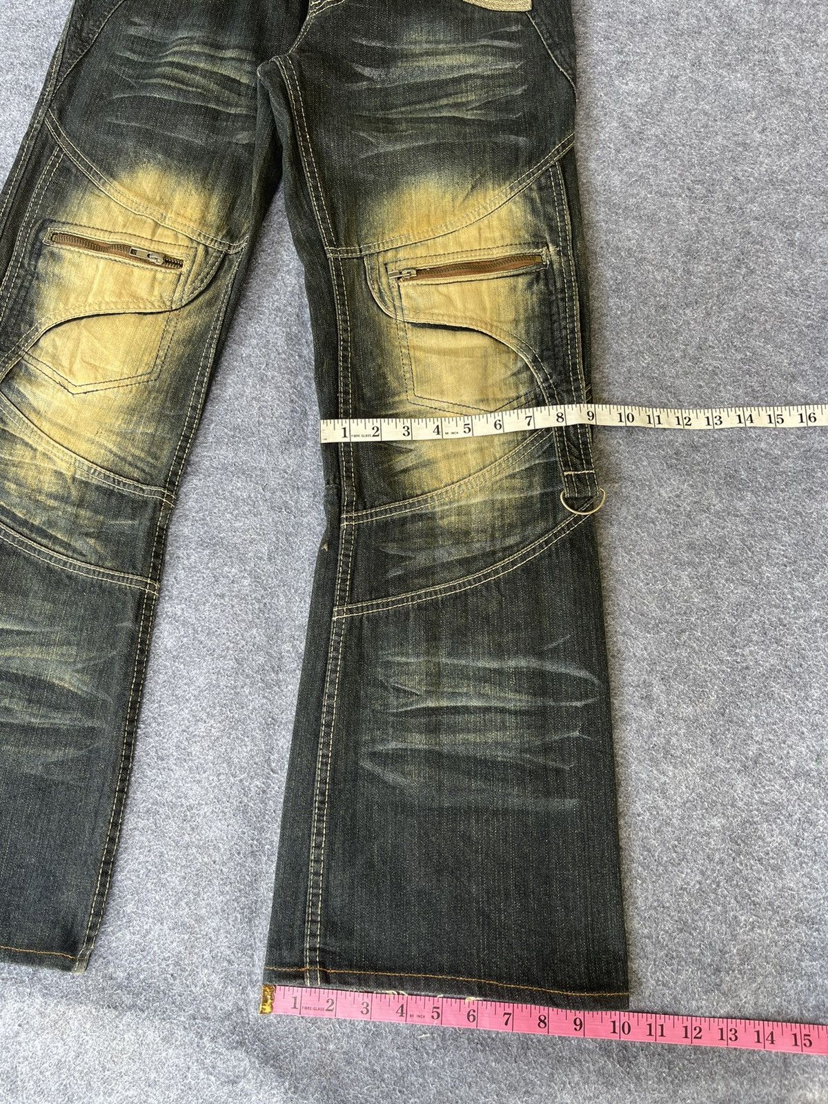 Japanese Brand Very Rare🔥Flared Japanese Jeans De Art Size US 34 / EU 50 - 12 Thumbnail
