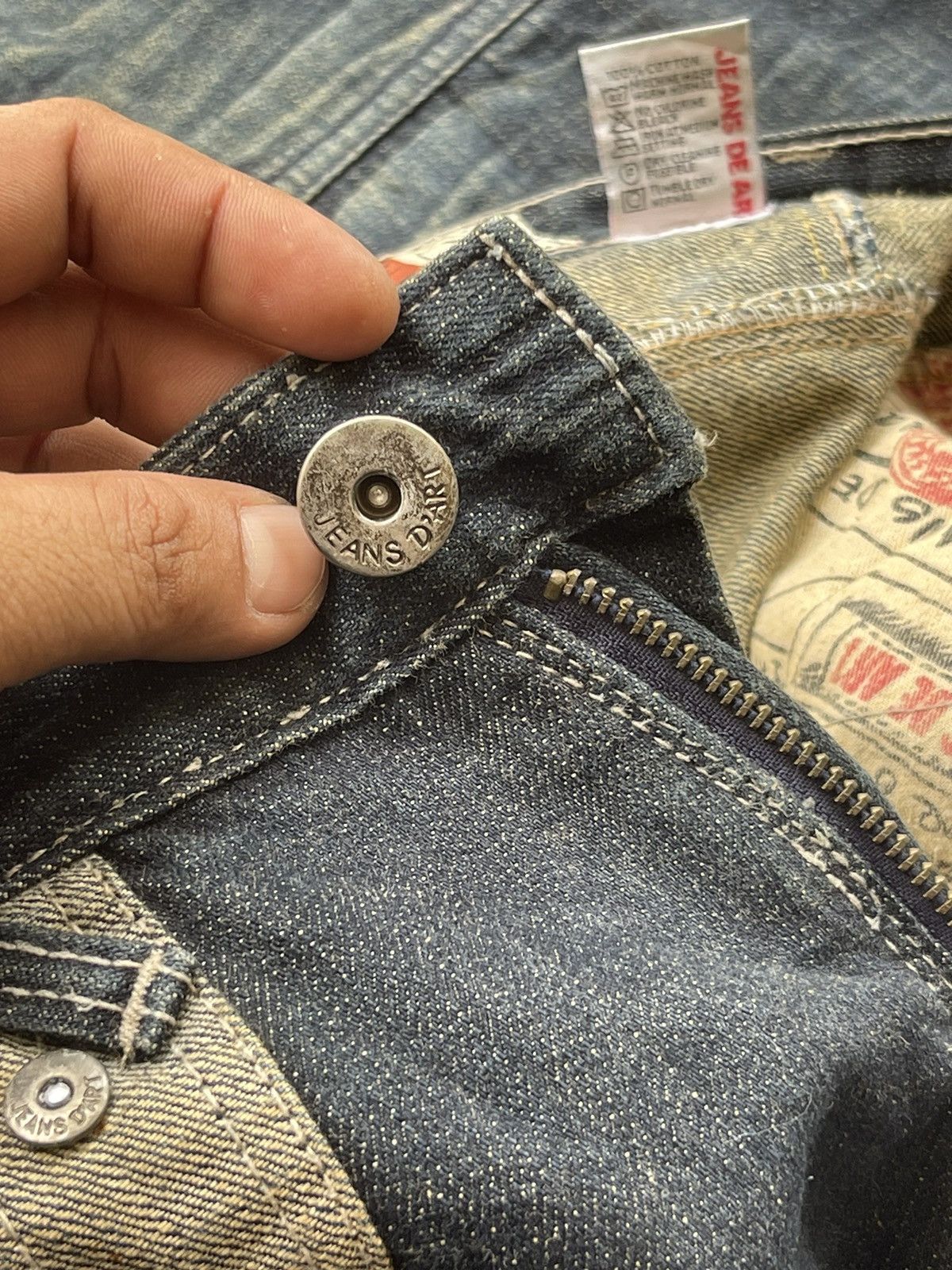 Japanese Brand Very Rare🔥Flared Japanese Jeans De Art Size US 34 / EU 50 - 10 Thumbnail