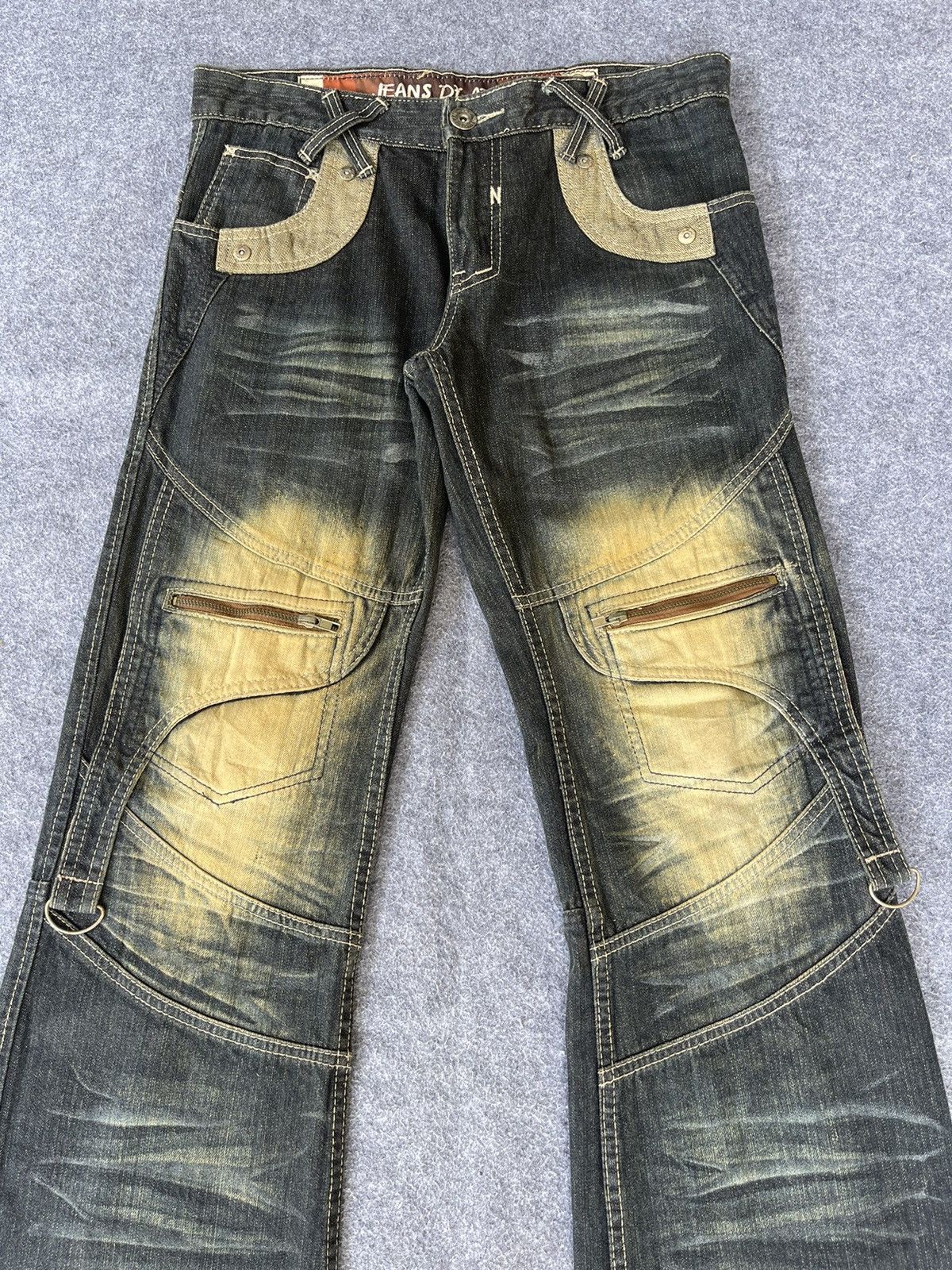 Japanese Brand Very Rare🔥Flared Japanese Jeans De Art Size US 34 / EU 50 - 4 Thumbnail