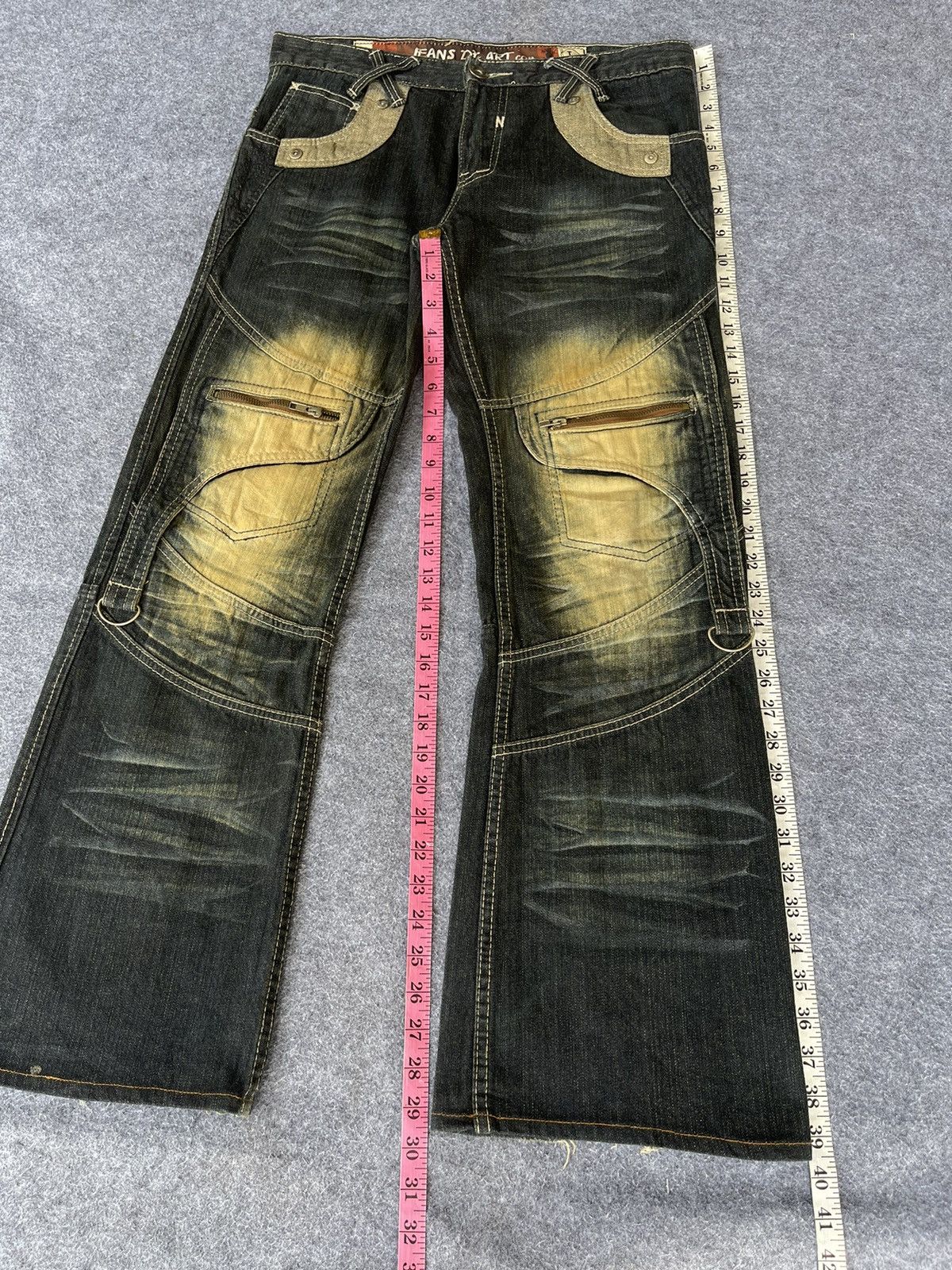 Japanese Brand Very Rare🔥Flared Japanese Jeans De Art Size US 34 / EU 50 - 13 Thumbnail