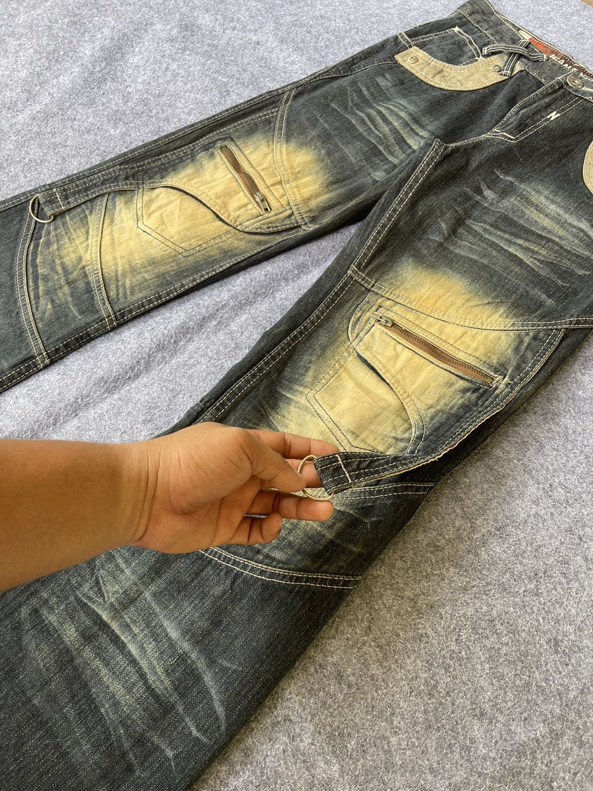 Japanese Brand Very Rare🔥Flared Japanese Jeans De Art Size US 34 / EU 50 - 3 Thumbnail