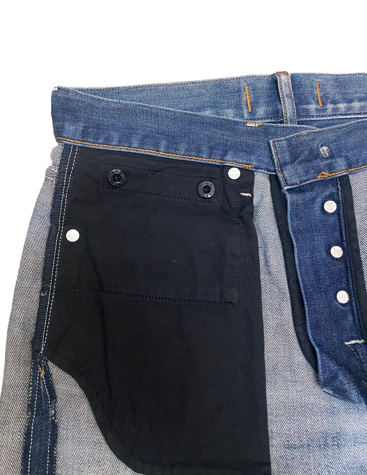 Stone Island STONE ISLAND AW15 Distressed Jeans Size US 31 - 8 Thumbnail