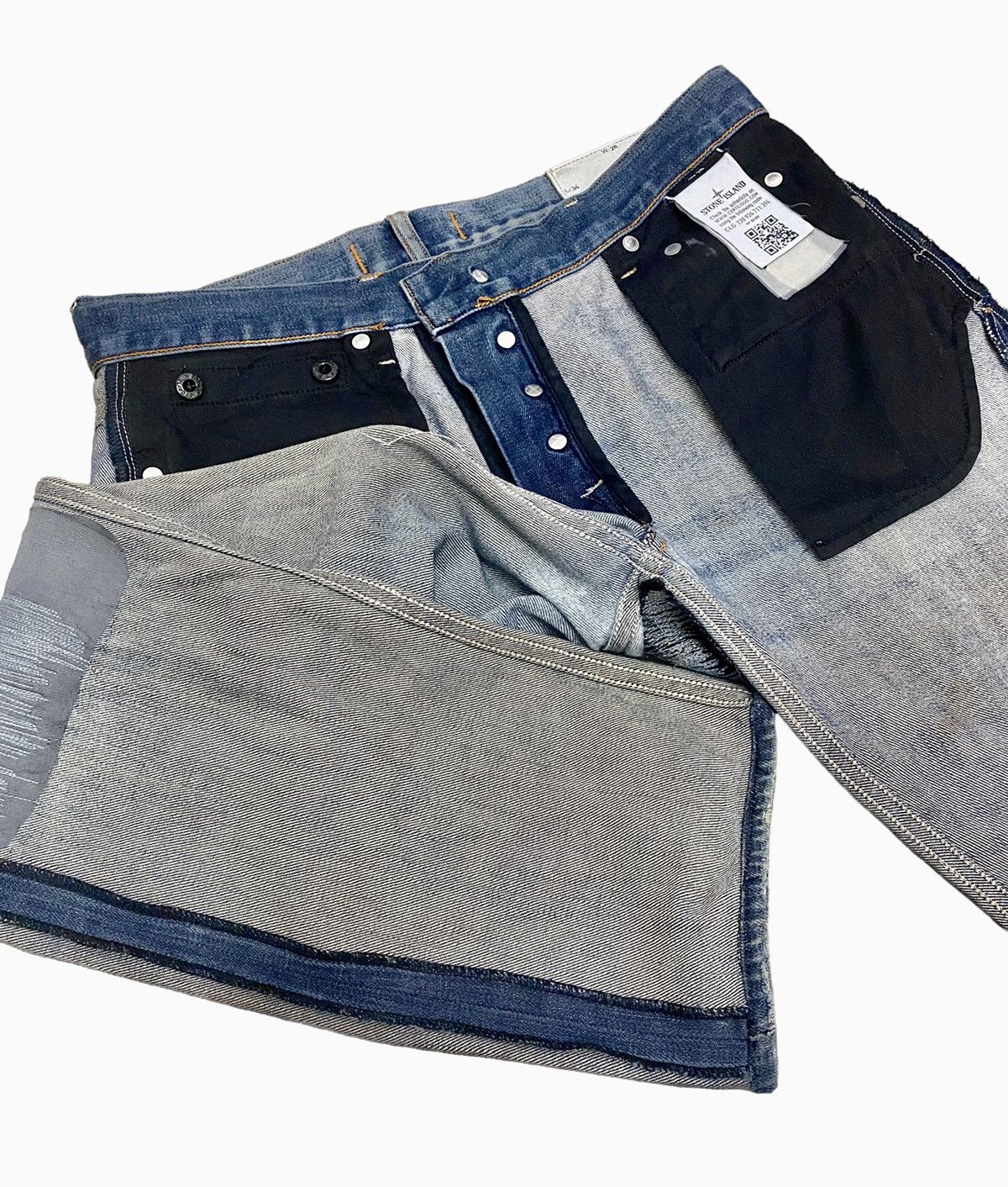 Stone Island STONE ISLAND AW15 Distressed Jeans Size US 31 - 7 Thumbnail