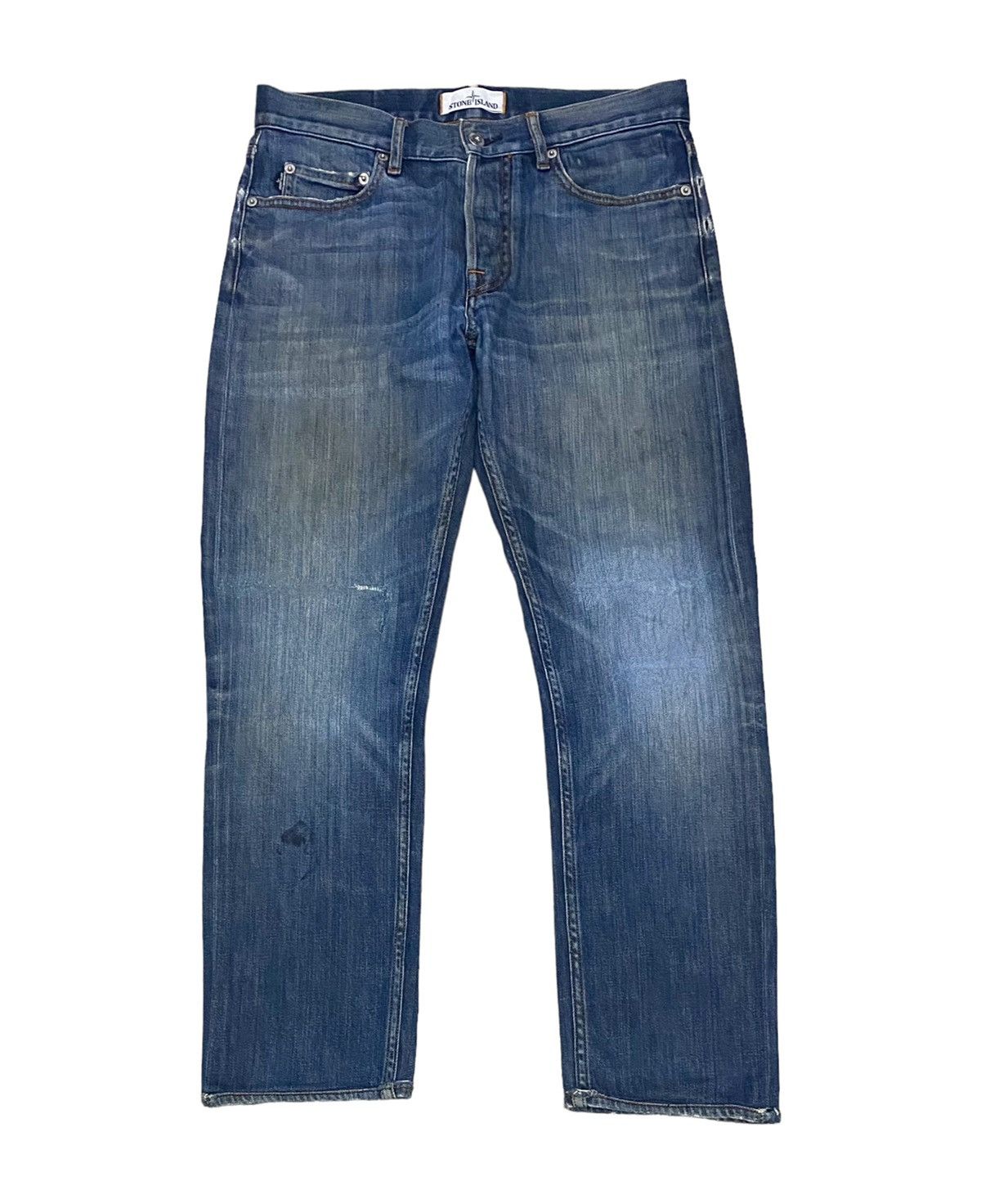 Stone Island STONE ISLAND AW15 Distressed Jeans Size US 31 - 2 Thumbnail