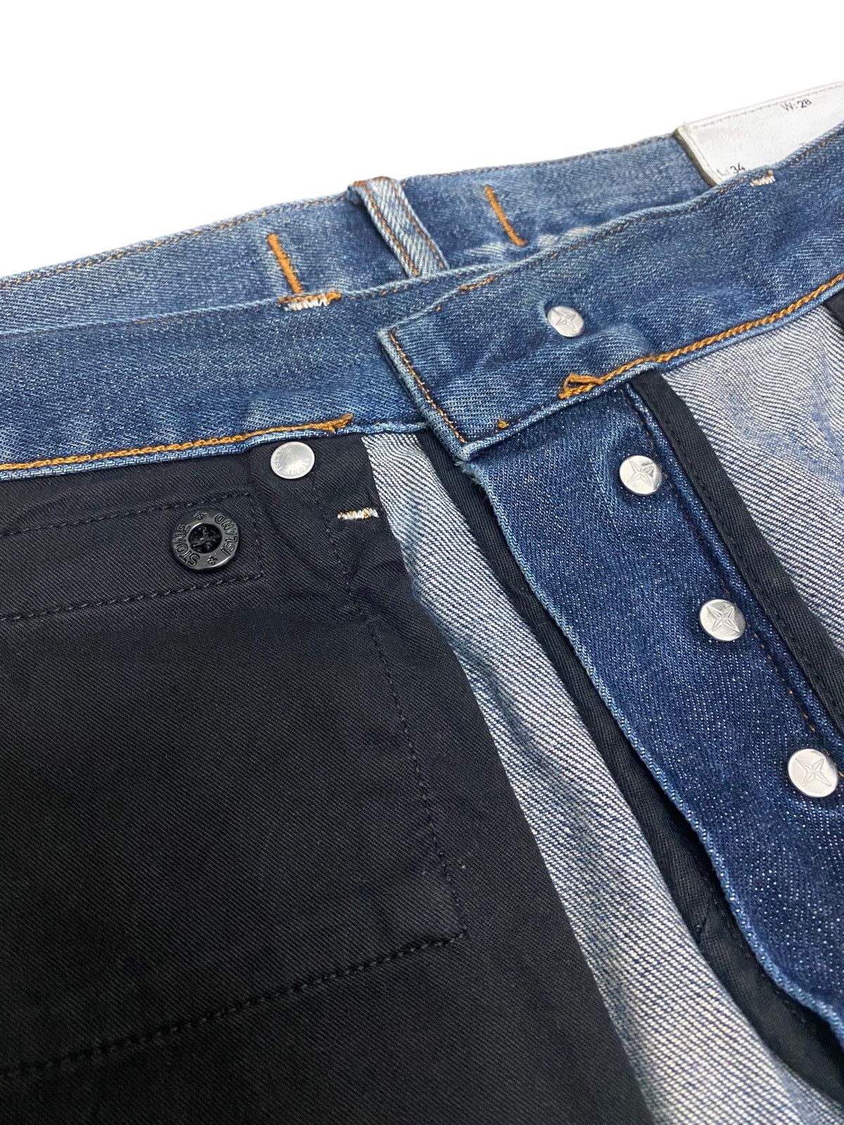 Stone Island STONE ISLAND AW15 Distressed Jeans Size US 31 - 10 Thumbnail