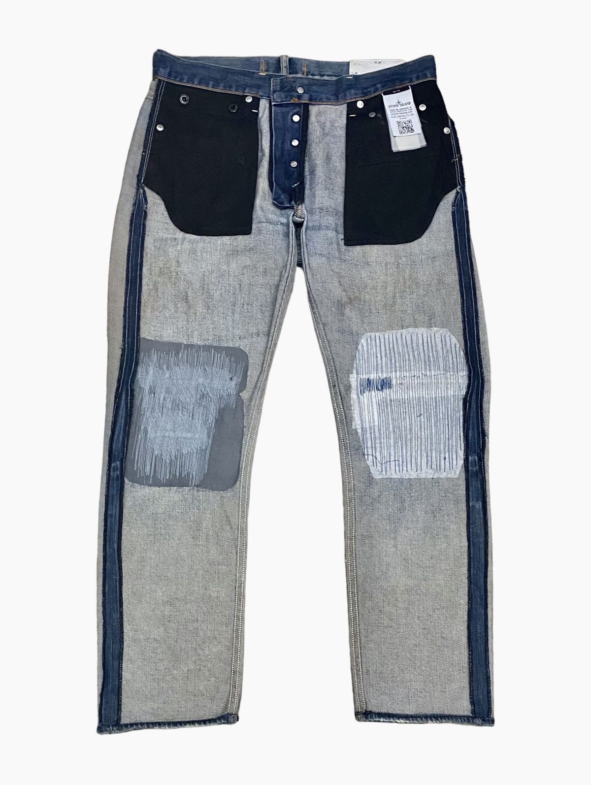 Stone Island STONE ISLAND AW15 Distressed Jeans Size US 31 - 6 Thumbnail