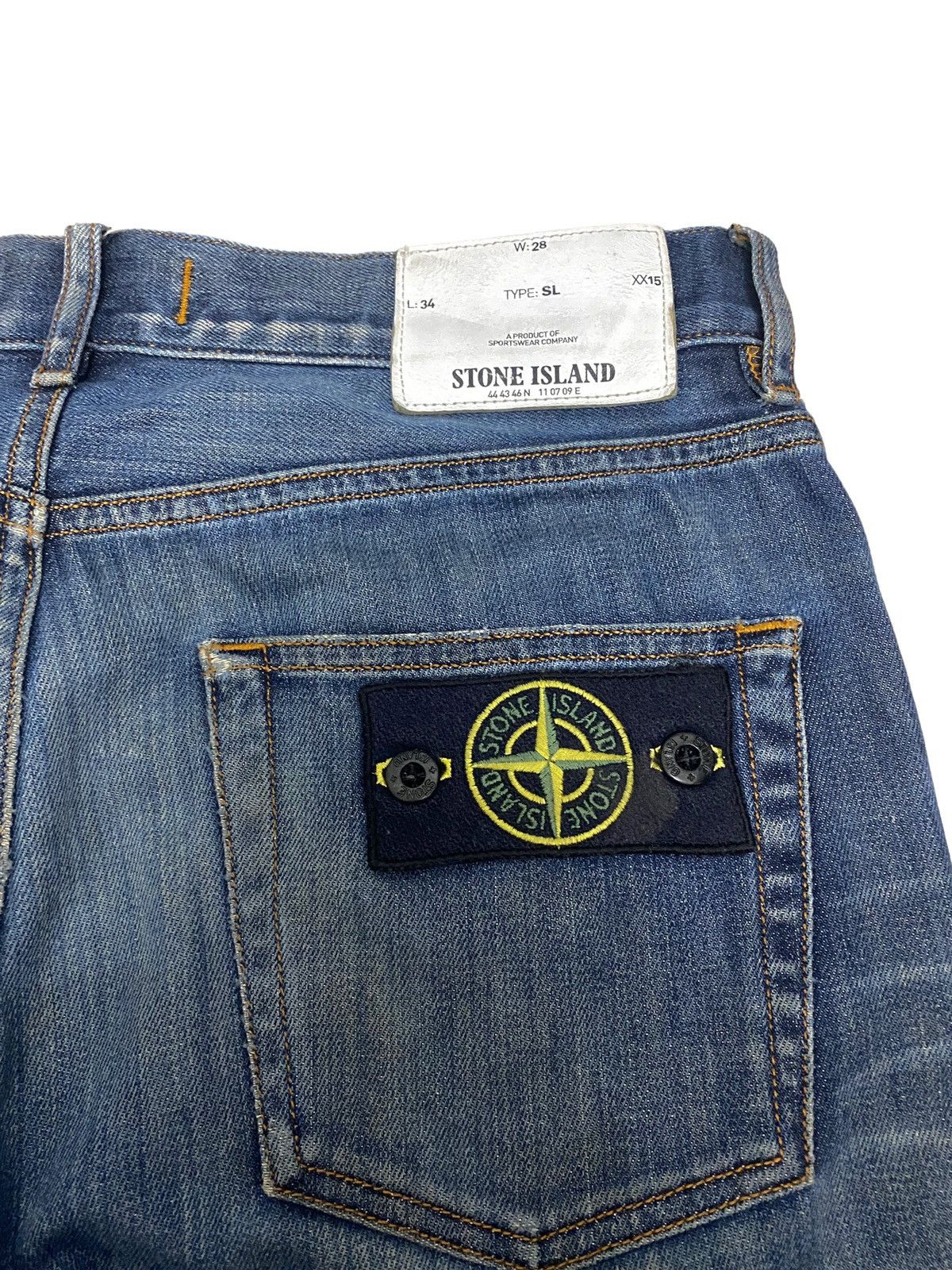 Stone Island STONE ISLAND AW15 Distressed Jeans Size US 31 - 1 Thumbnail
