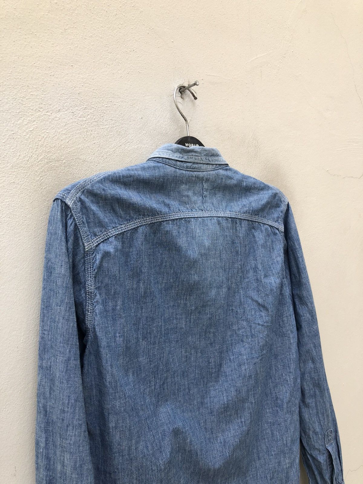 FOB Factory FOB Factory Japan Selvedge Chambray Work Shirt Size US M / EU 48-50 / 2 - 19 Thumbnail