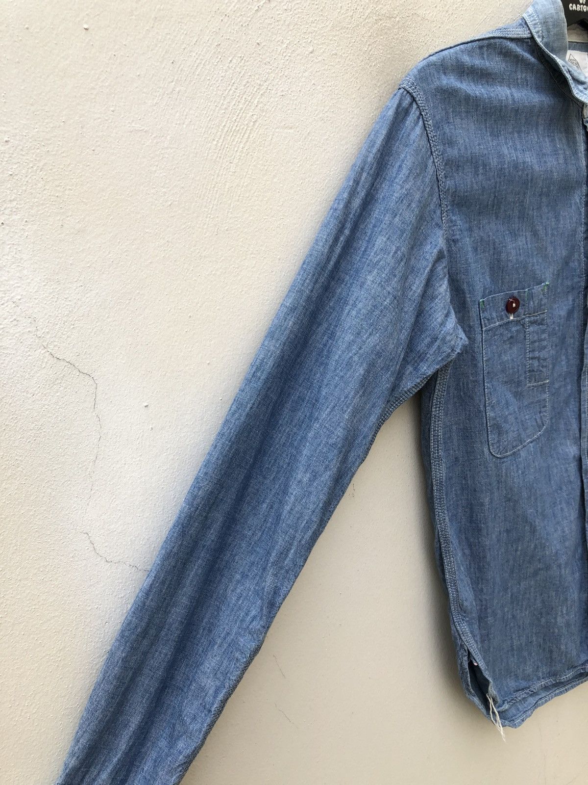 FOB Factory FOB Factory Japan Selvedge Chambray Work Shirt Size US M / EU 48-50 / 2 - 15 Thumbnail