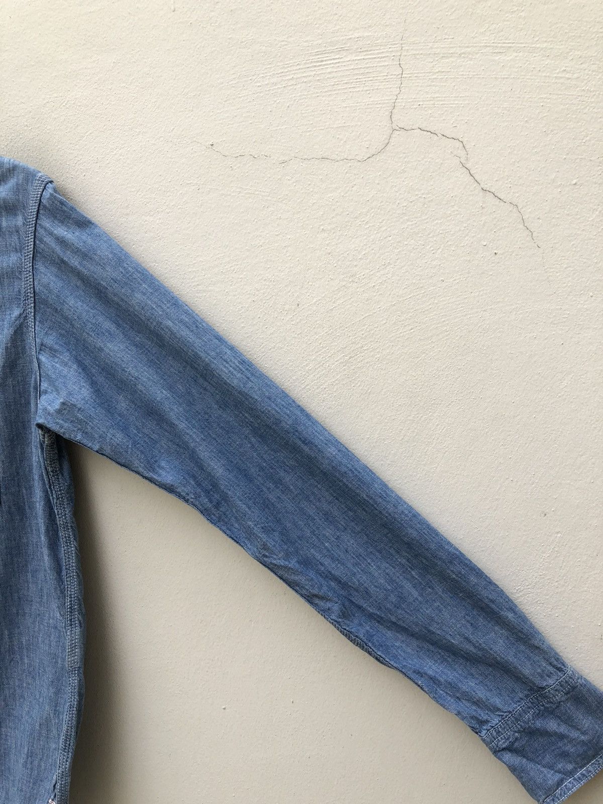 FOB Factory FOB Factory Japan Selvedge Chambray Work Shirt Size US M / EU 48-50 / 2 - 14 Thumbnail