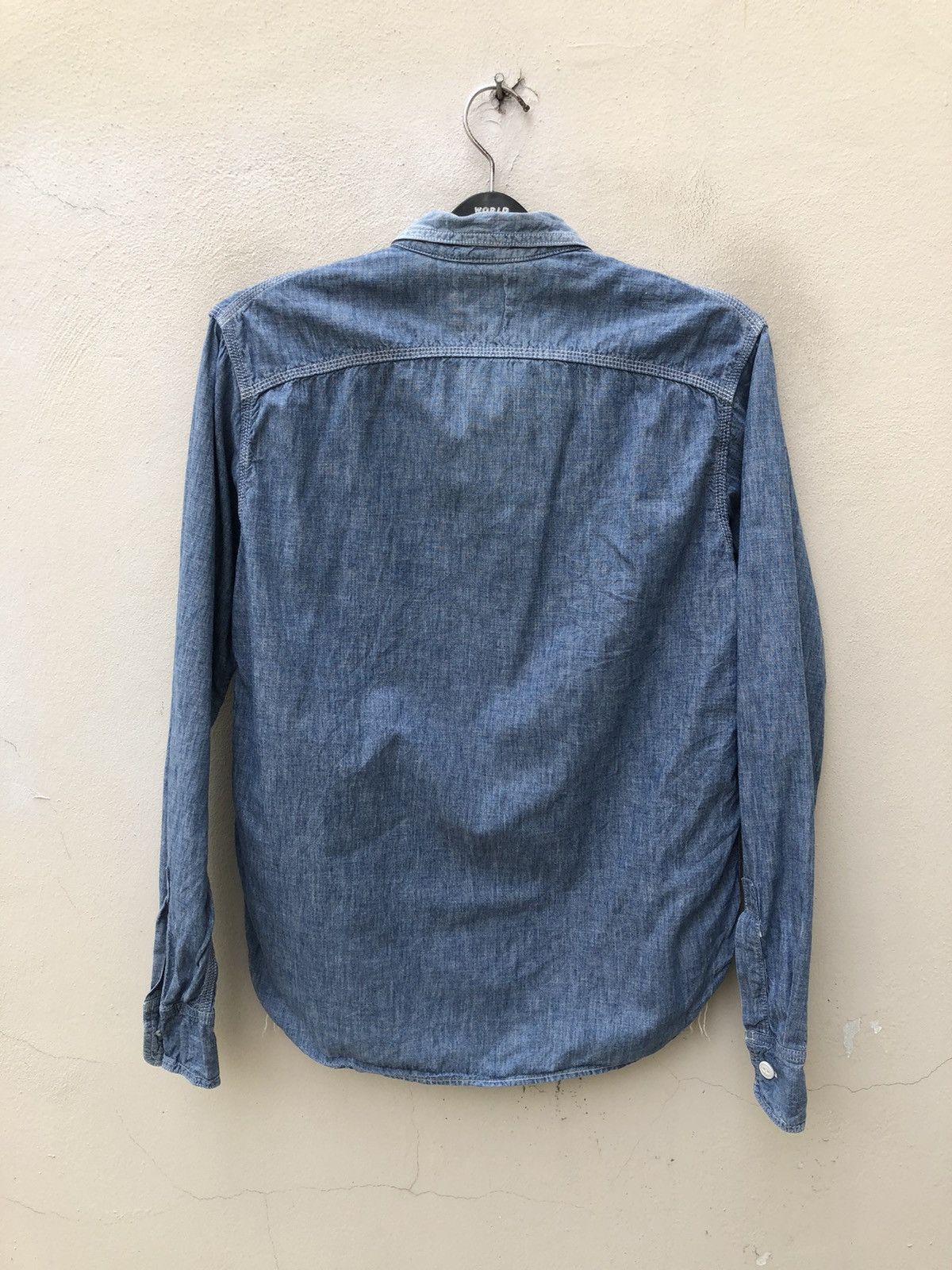 FOB Factory FOB Factory Japan Selvedge Chambray Work Shirt Size US M / EU 48-50 / 2 - 16 Thumbnail