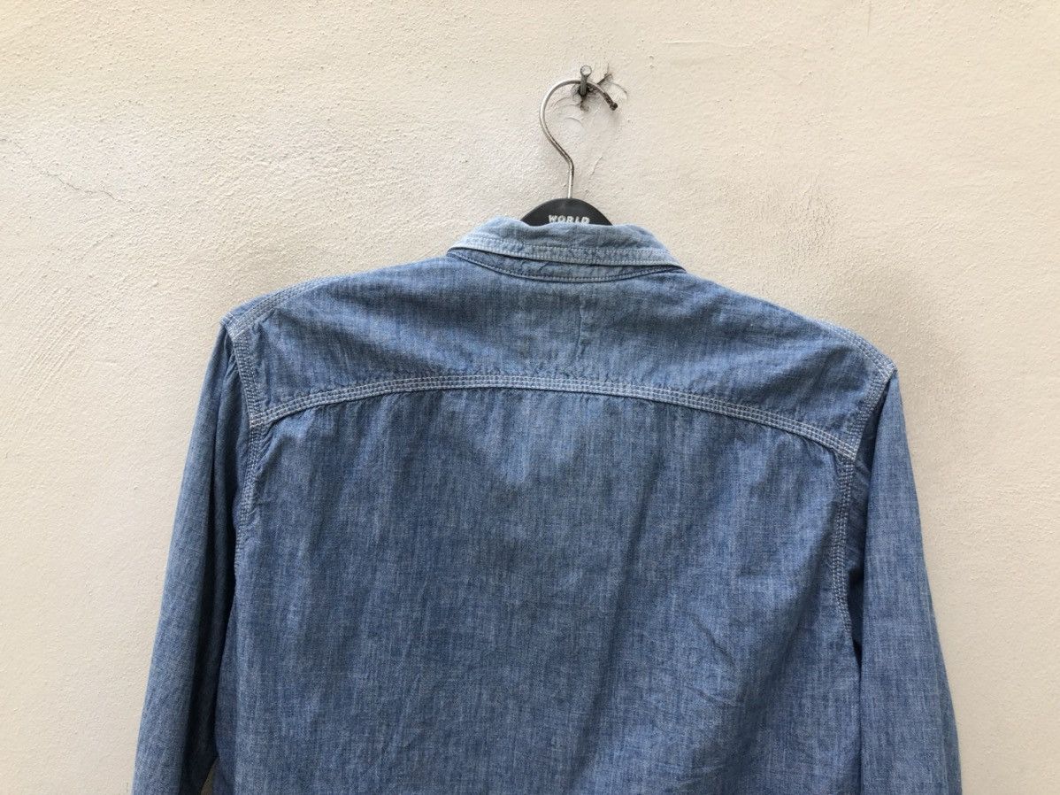 FOB Factory FOB Factory Japan Selvedge Chambray Work Shirt Size US M / EU 48-50 / 2 - 17 Thumbnail