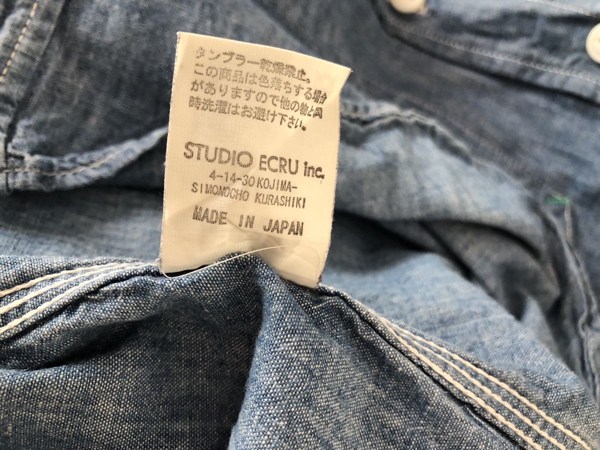 FOB Factory FOB Factory Japan Selvedge Chambray Work Shirt Size US M / EU 48-50 / 2 - 24 Thumbnail