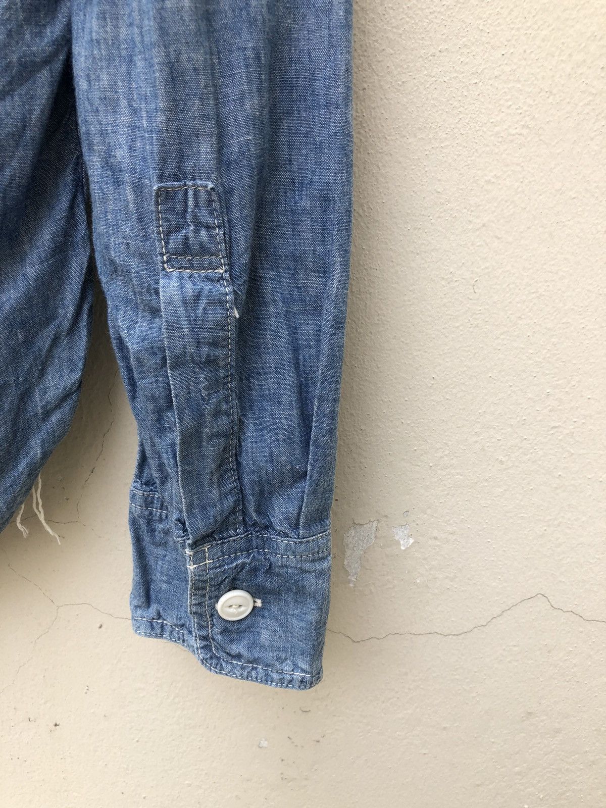 FOB Factory FOB Factory Japan Selvedge Chambray Work Shirt Size US M / EU 48-50 / 2 - 18 Thumbnail