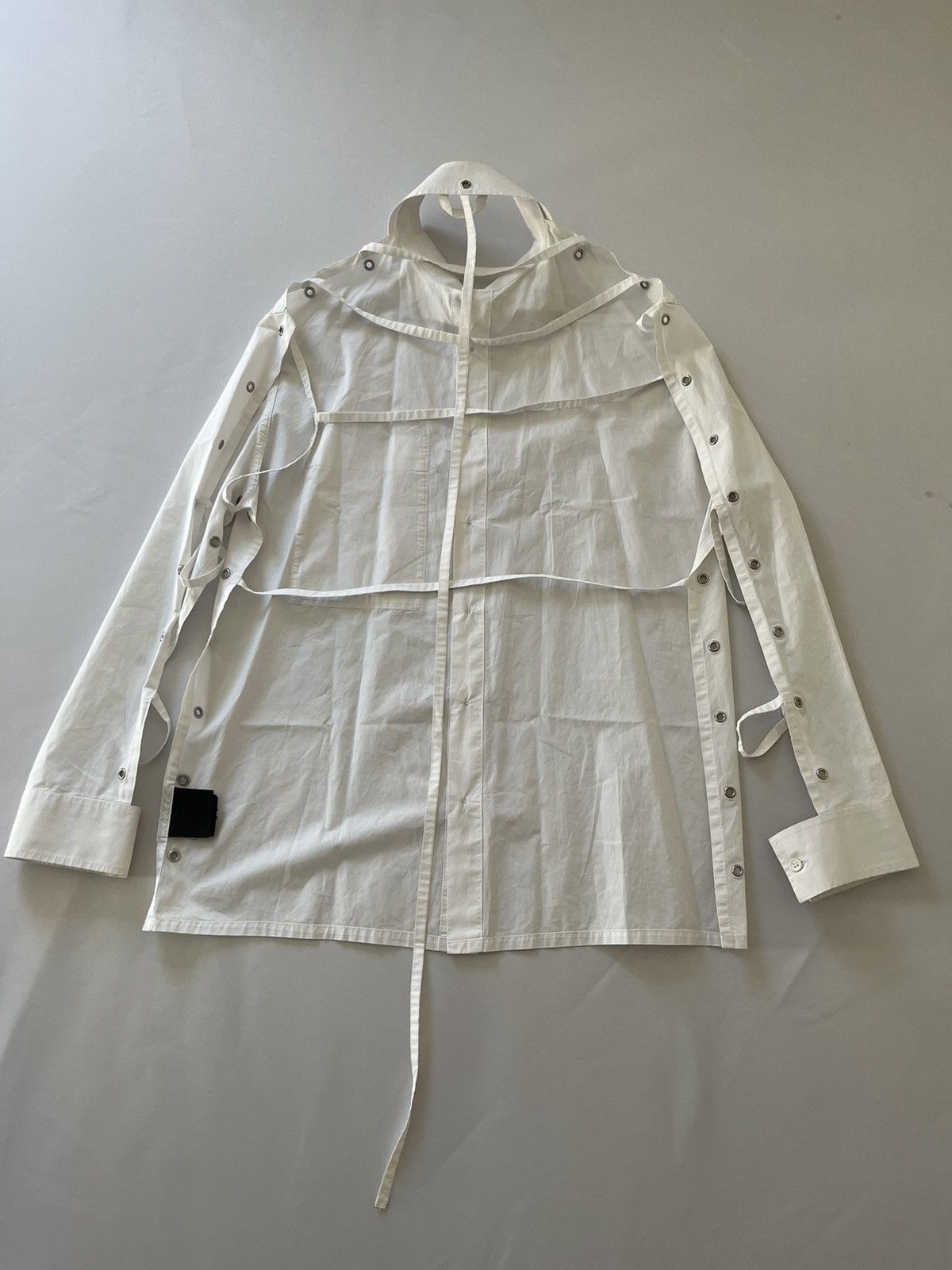 image of Craig Green Ss17 Backless Shirt In White, Men's (Size Medium)