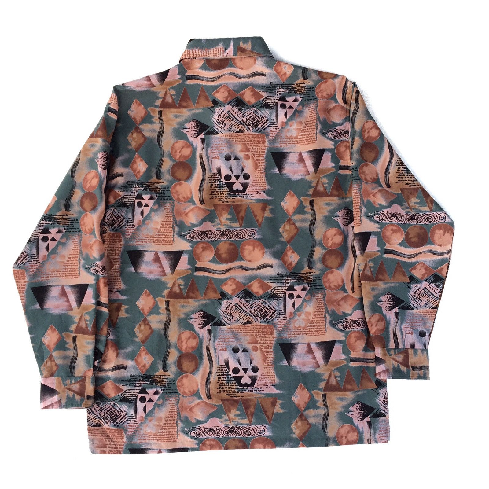Vintage Vintage Garanzia Printed Luxury Oversized Shirt Button Up Size US L / EU 52-54 / 3 - 4 Thumbnail