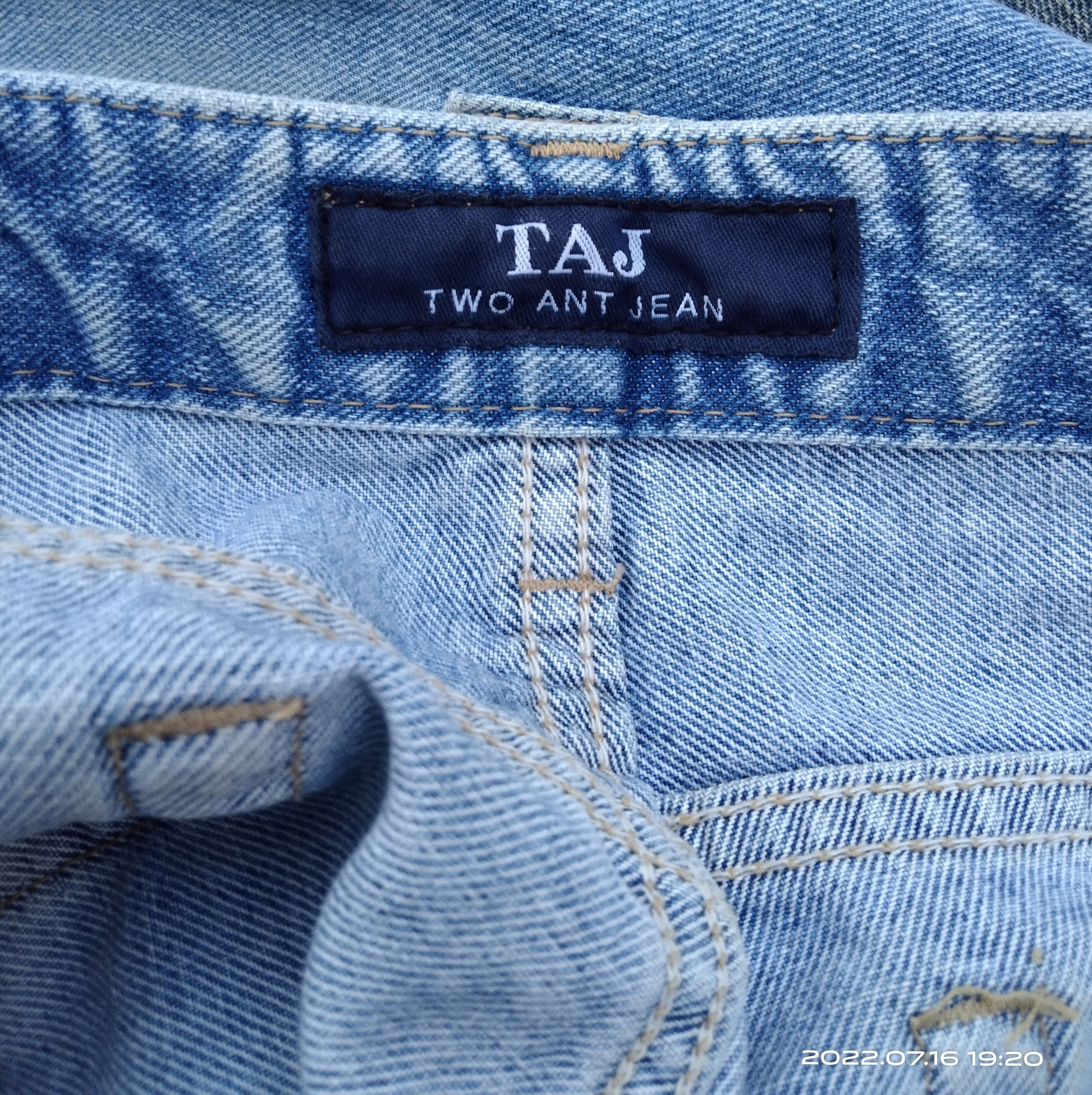 Japanese Brand SUPER SICK TAJ STRONG & C0 DENIM PANTS Size US 32 / EU 48 - 8 Thumbnail
