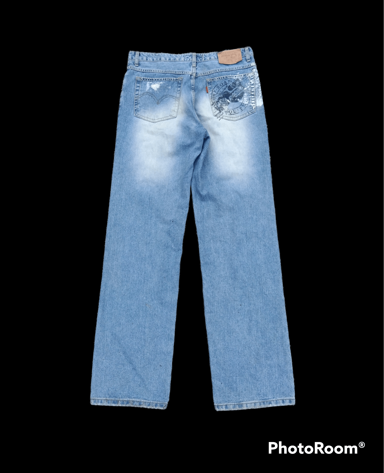 Japanese Brand SUPER SICK TAJ STRONG & C0 DENIM PANTS Size US 32 / EU 48 - 2 Thumbnail