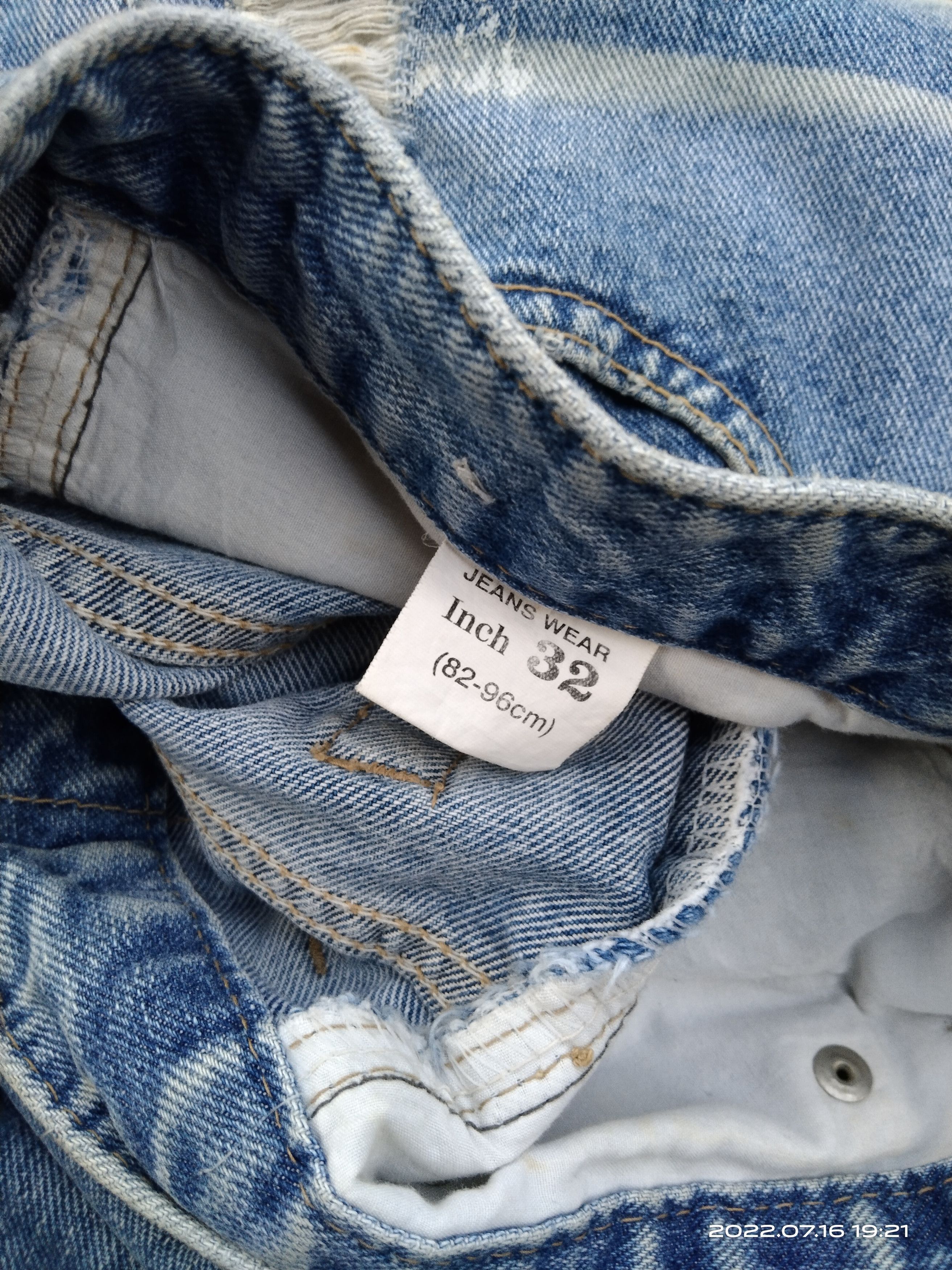 Japanese Brand SUPER SICK TAJ STRONG & C0 DENIM PANTS Size US 32 / EU 48 - 7 Thumbnail