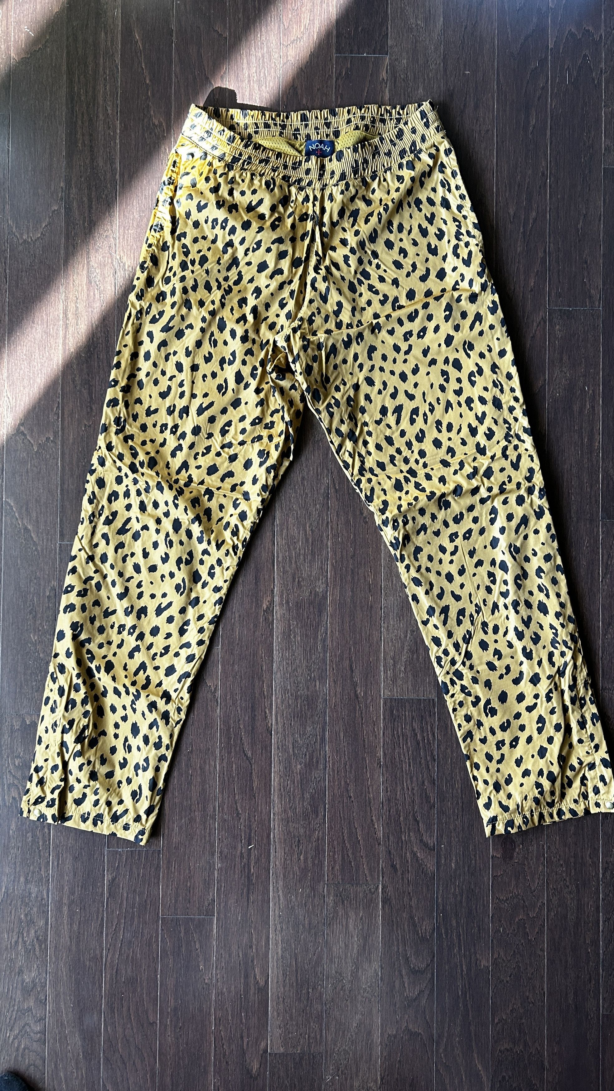 Noah Cheetah/Leopard Track pants Small | Grailed