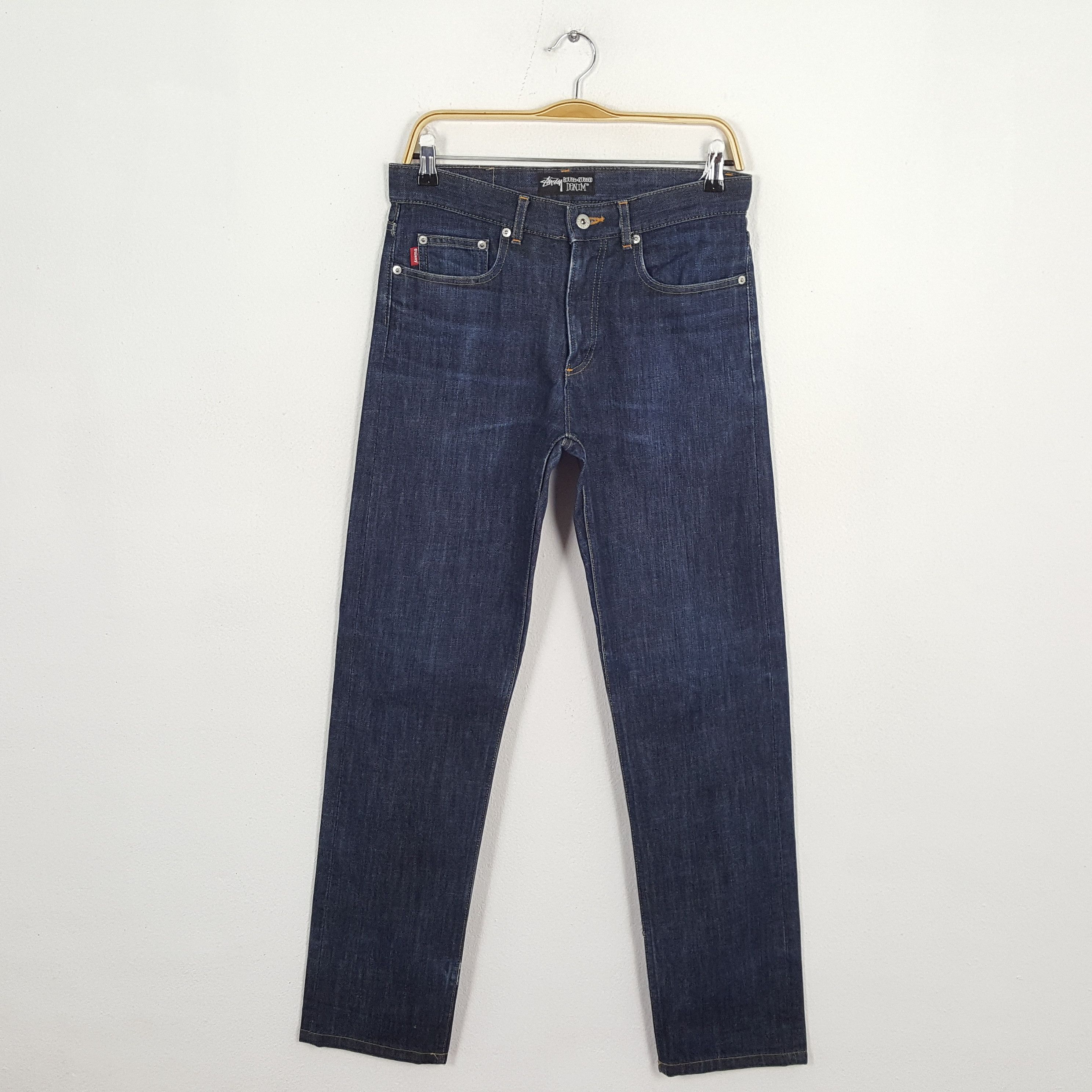 Stussy × Vintage Vintage STUSSY Streetwear Skateboard Custom Style Jeans Size US 31 - 4 Thumbnail