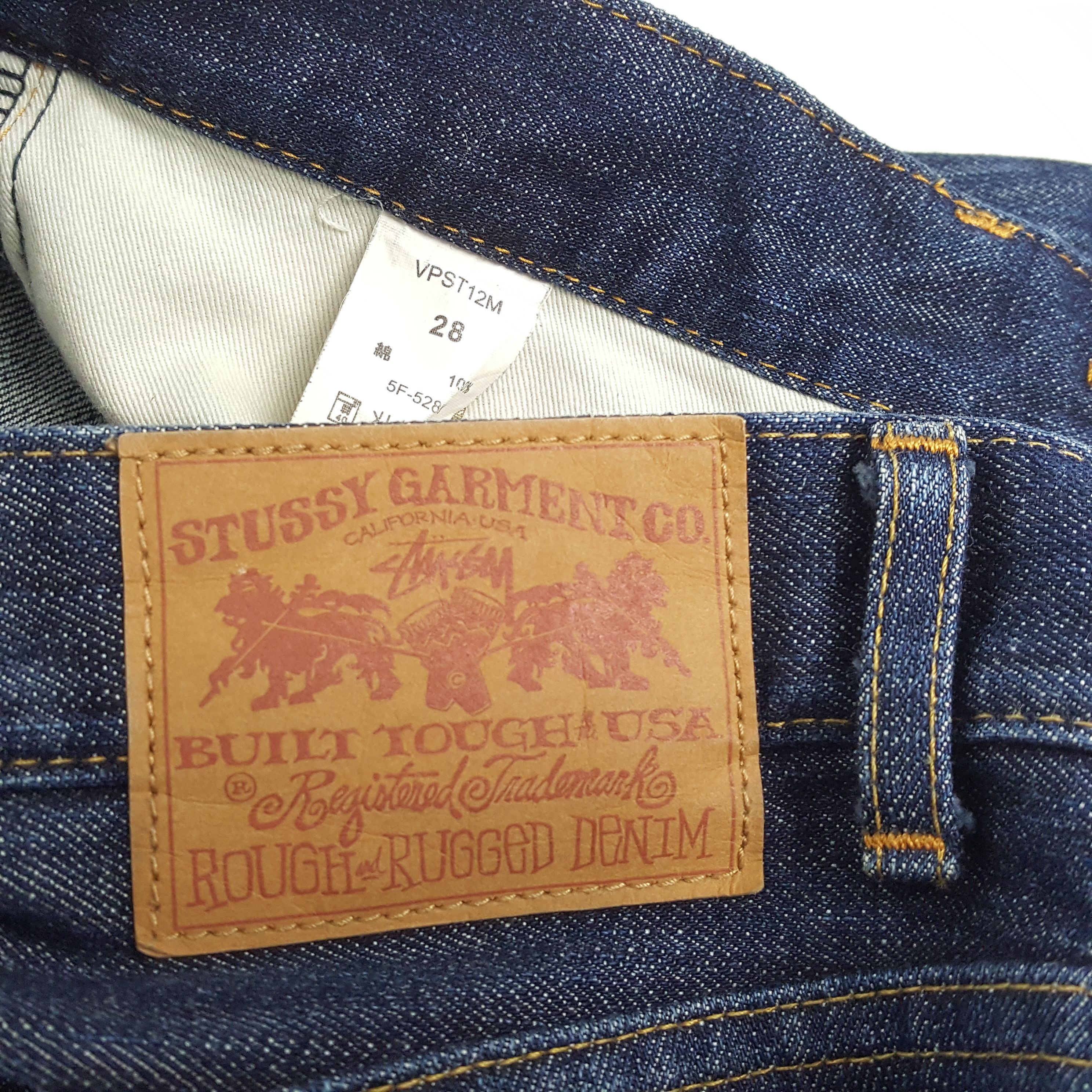Stussy × Vintage Vintage STUSSY Streetwear Skateboard Custom Style Jeans Size US 31 - 14 Thumbnail