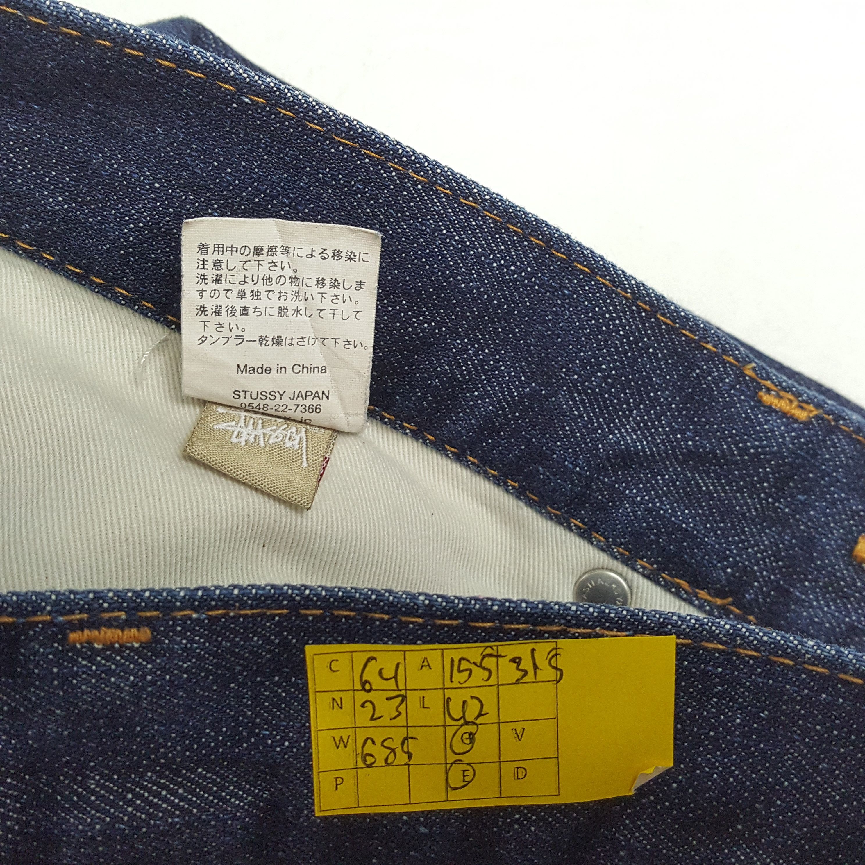 Stussy × Vintage Vintage STUSSY Streetwear Skateboard Custom Style Jeans Size US 31 - 13 Thumbnail