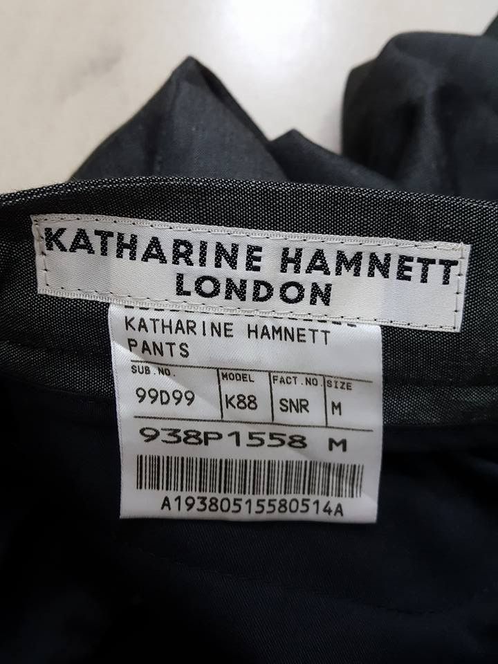 Katharine Hamnett London Linen Cotton Blend Pants Size US 30 / EU 46 - 15 Thumbnail