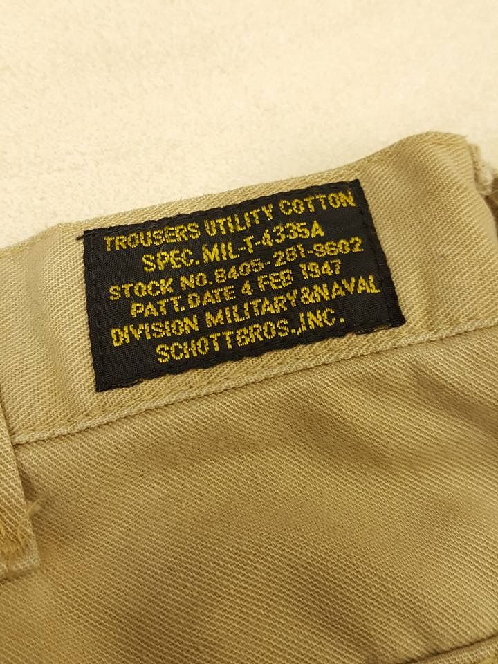 Schott Schott NYC Division Military & Naval Cargo Pants Size US 31 - 20 Thumbnail