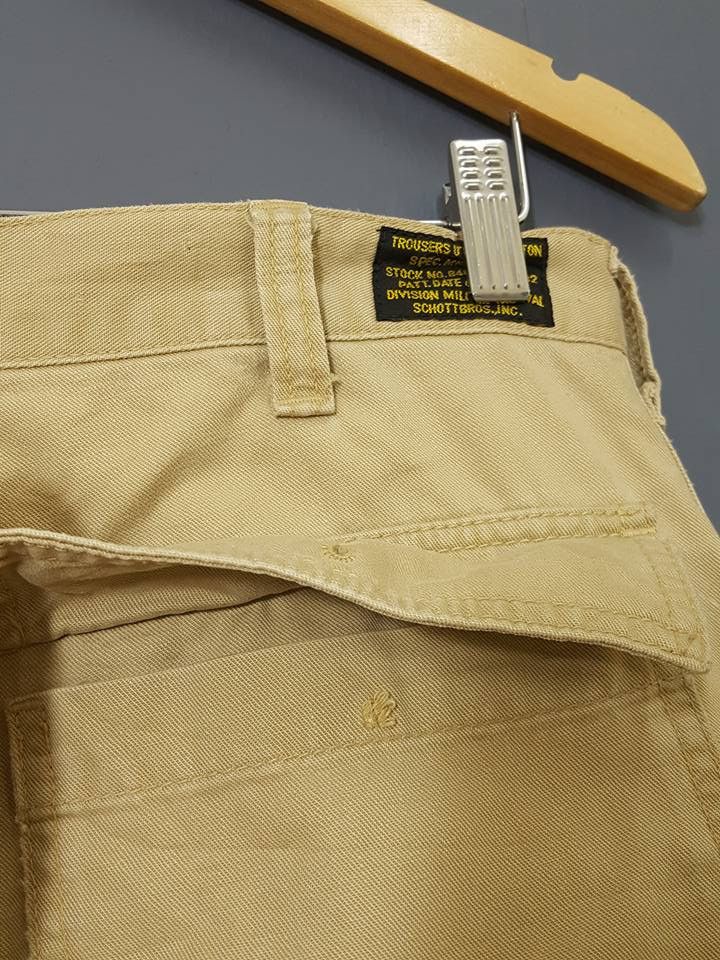 Schott Schott NYC Division Military & Naval Cargo Pants Size US 31 - 10 Thumbnail
