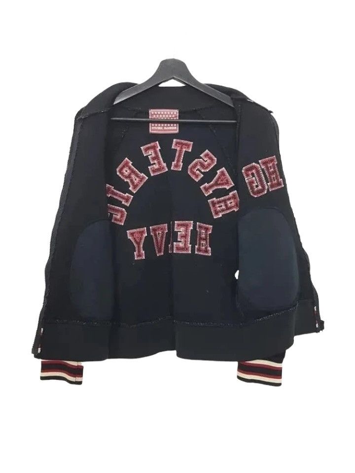 Hysteric Glamour Japan HYSTERIC GLAMOUR Spellout Fleece Zipper Jacket Size US S / EU 44-46 / 1 - 3 Thumbnail