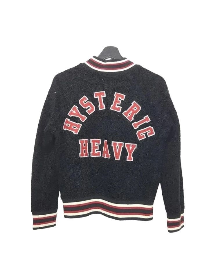Hysteric Glamour Japan HYSTERIC GLAMOUR Spellout Fleece Zipper Jacket Size US S / EU 44-46 / 1 - 1 Thumbnail