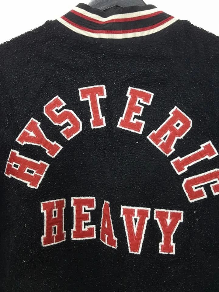 Hysteric Glamour Japan HYSTERIC GLAMOUR Spellout Fleece Zipper Jacket Size US S / EU 44-46 / 1 - 6 Thumbnail