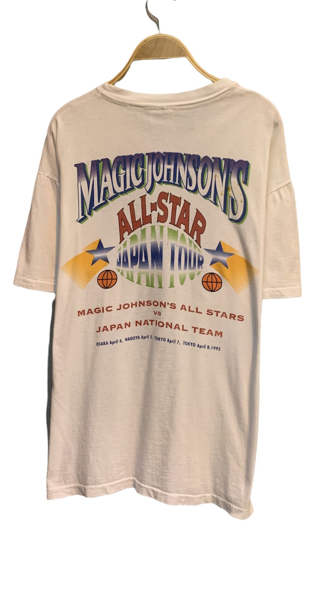 NBA Magic Johnson 1995s Vintage Shirt Size US L / EU 52-54 / 3 - 1 Thumbnail