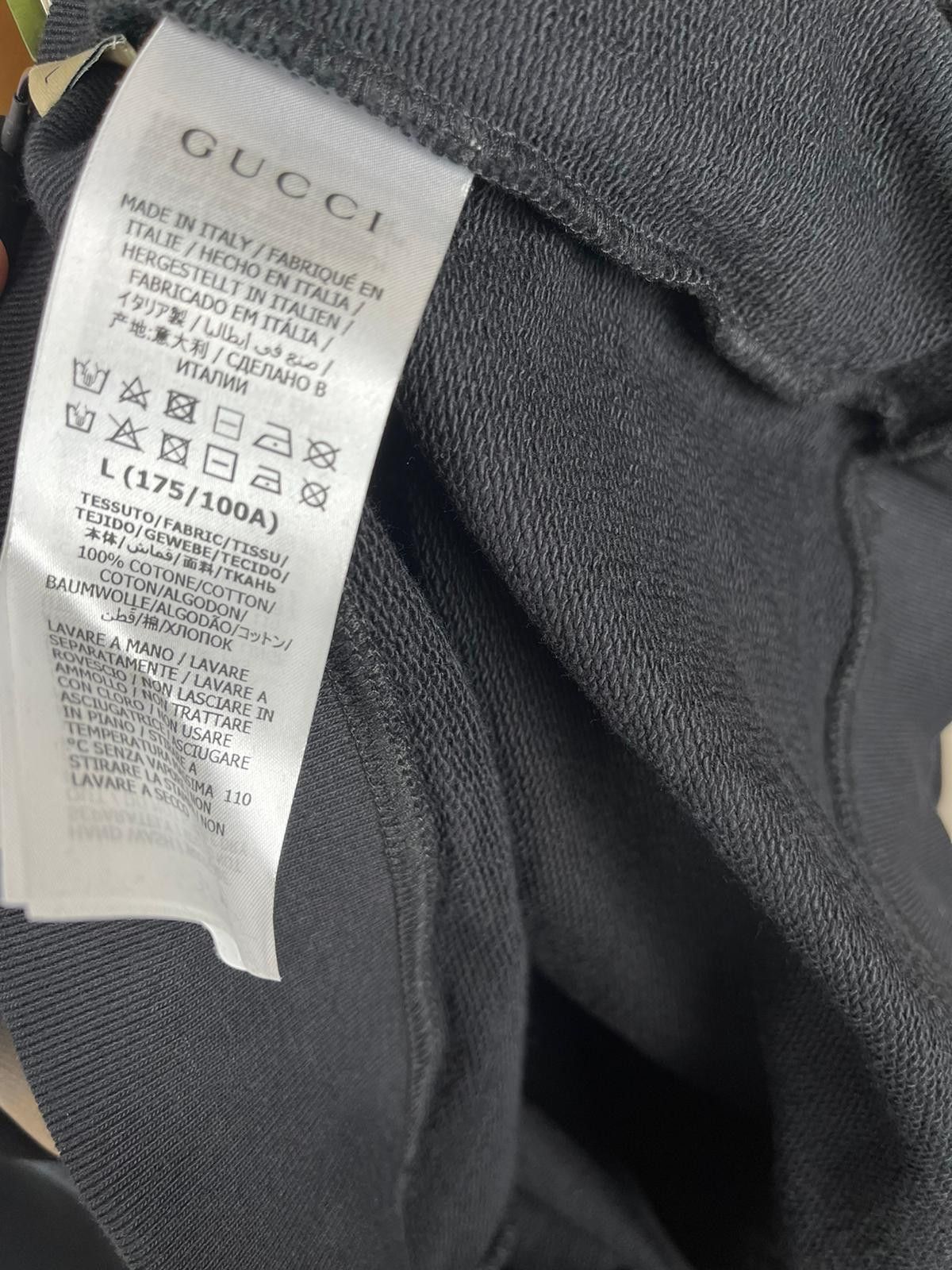 Gucci o1rshd Gucci Star Hooded Sweatshirt in Black Size US L / EU 52-54 / 3 - 7 Thumbnail