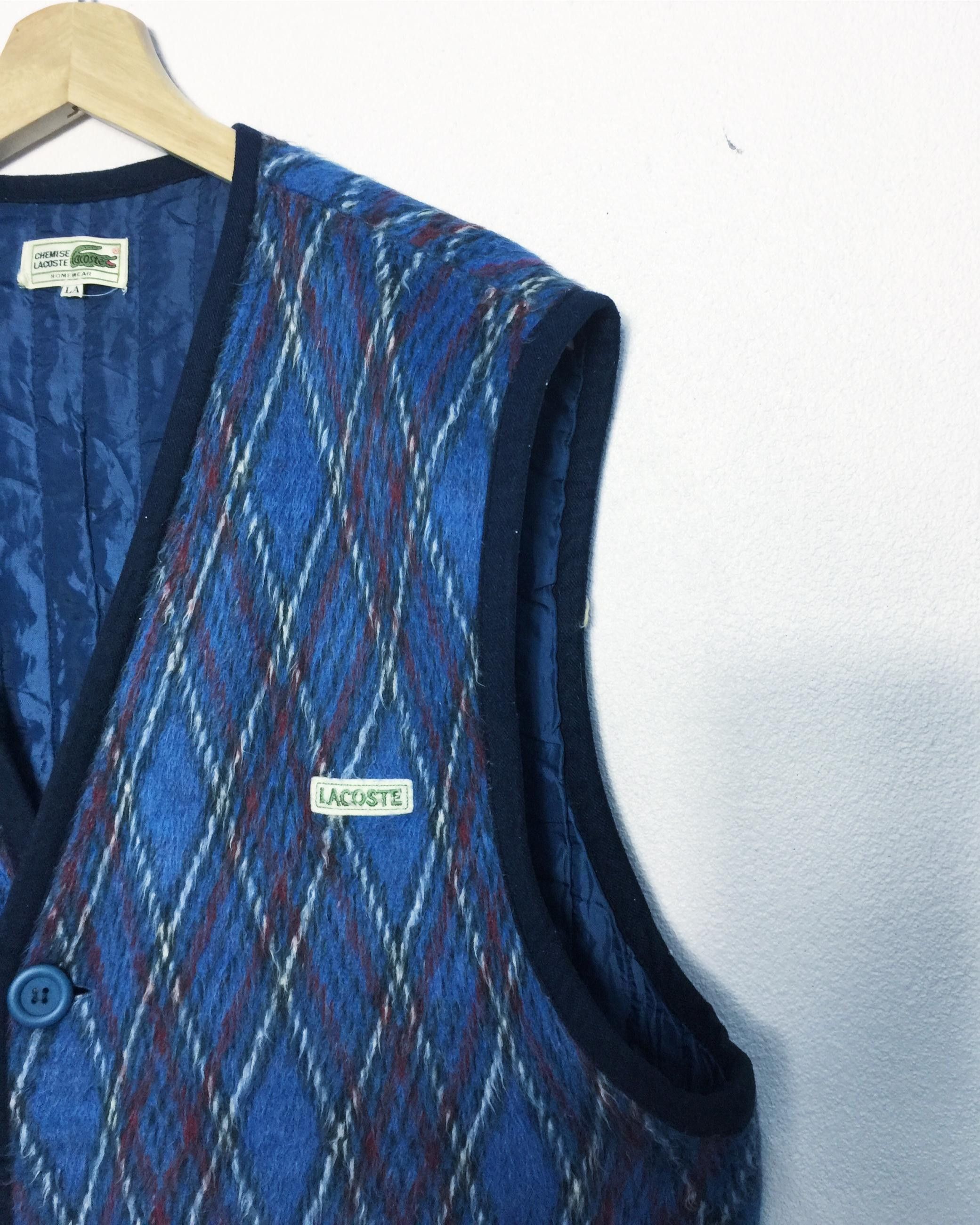 Lacoste Rare Vintage 90s Chemise Lacoste Vest Homewear Size US L / EU 52-54 / 3 - 6 Thumbnail