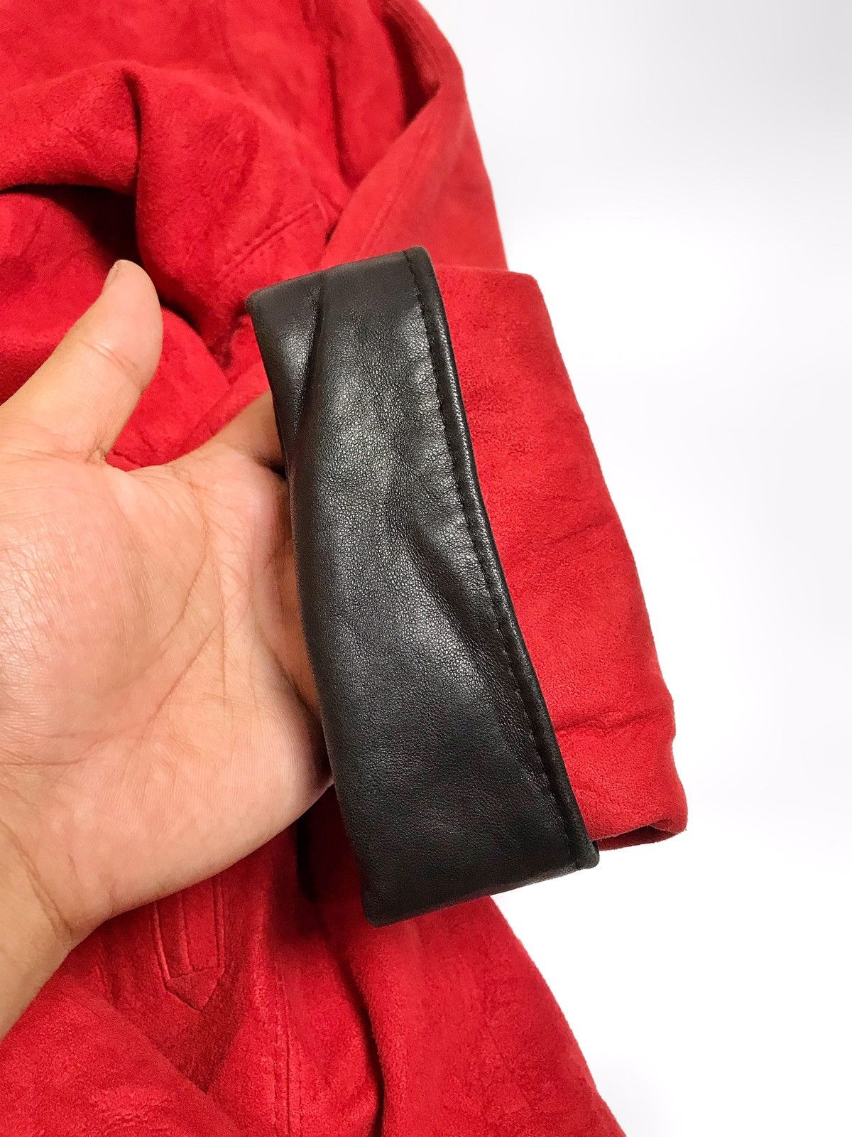 Designer × Vintage 89’ Caroline Moore Made In New Zealand Lambskin Jacket Size L / US 10 / IT 46 - 3 Thumbnail