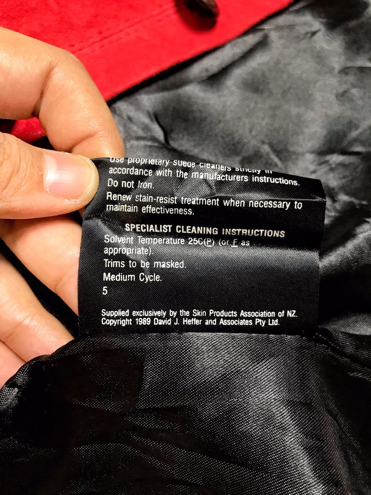 Designer × Vintage 89’ Caroline Moore Made In New Zealand Lambskin Jacket Size L / US 10 / IT 46 - 8 Thumbnail