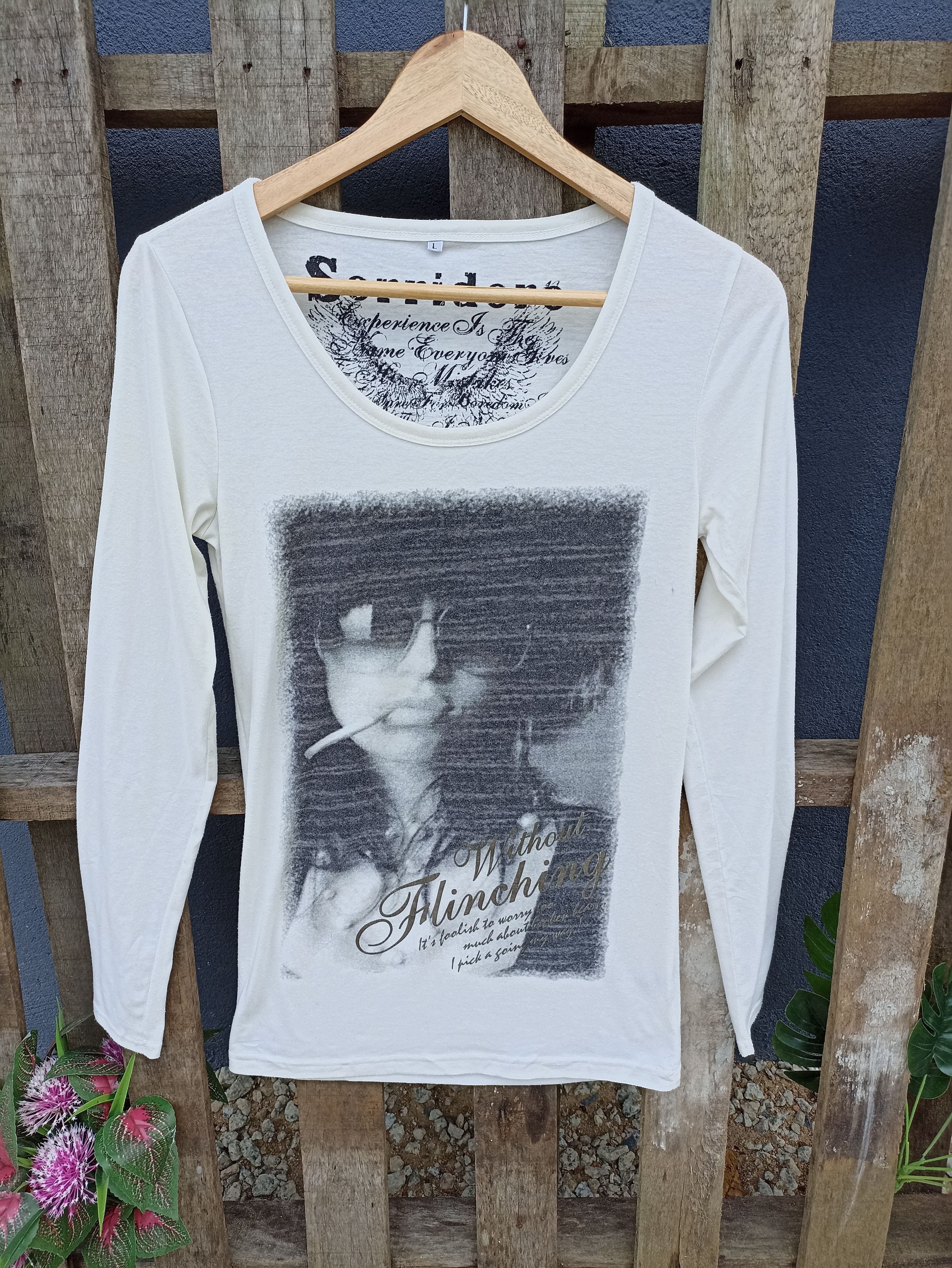 Band Tees Sorridere Loose Neck Long sleeve shirt tee Size US S / EU 44-46 / 1 - 1 Thumbnail